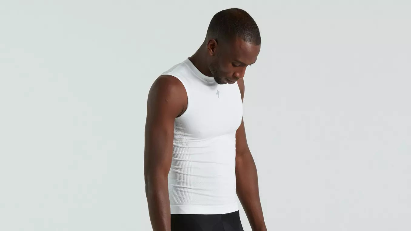 Men's Seamless Light Sleeveless Base Layer