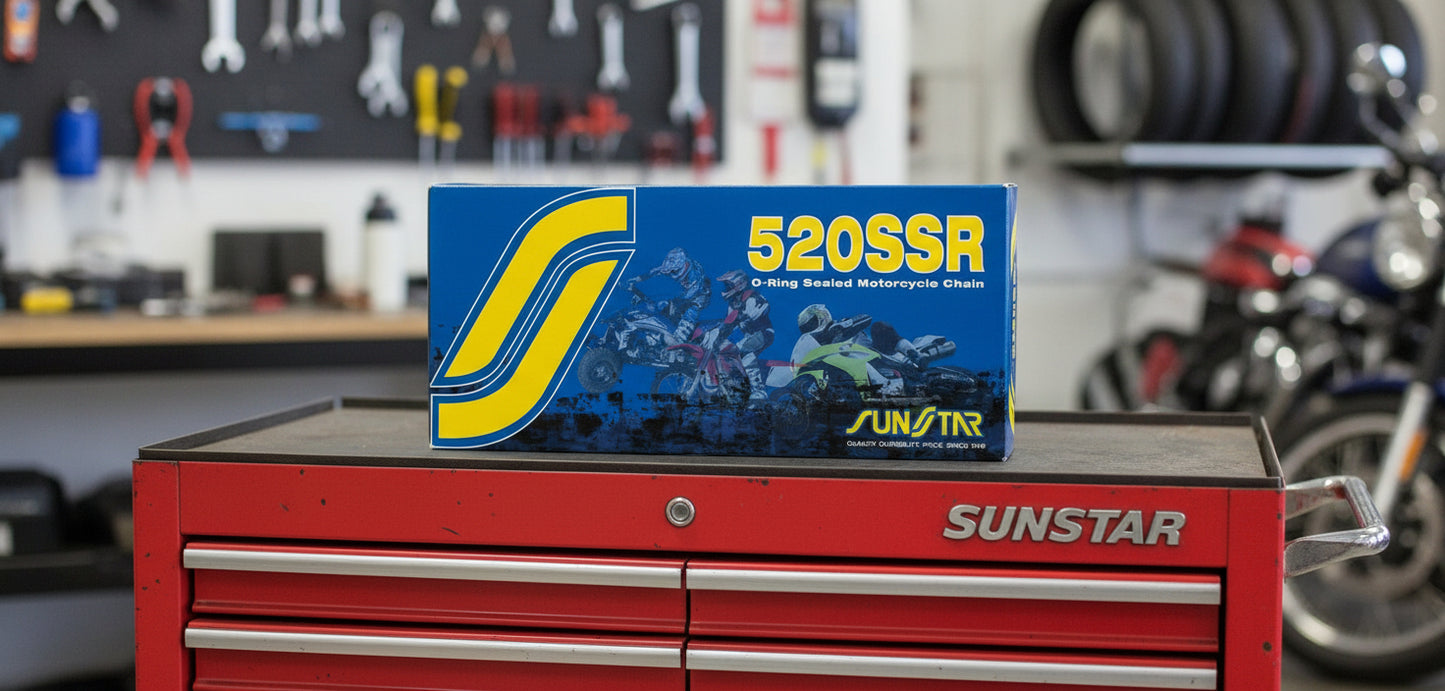 SUNSTAR CHAIN SSR STANDARD SEALED 520X120 Natural/Natural