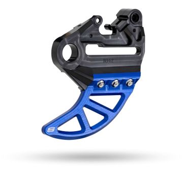 BRAKE CALIPER SUPPORT WITH BRAKE DISC GUARD