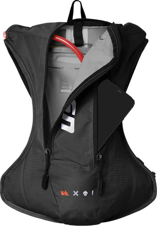 OUTLANDER 4L Moto Hydration Pack - Black