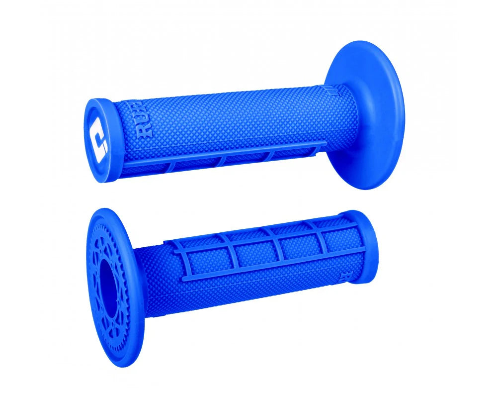 ODI RUFFIAN HALF-WAFFLE SINGLE-PLY MOTOCROSS GRIPS (SLIP-ON)