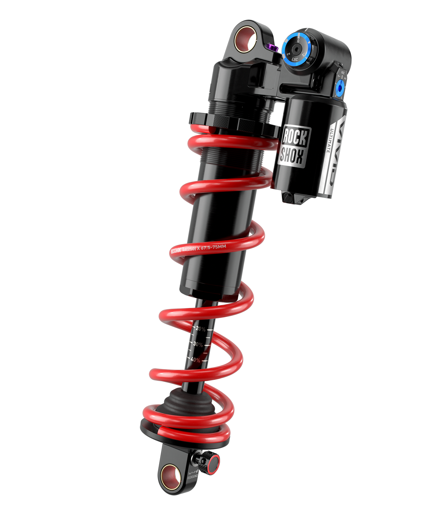 Rockshox Rear Shock Vivid Coil Ultimate DH RC2 - (250X75) SantaCruzV10 2018+