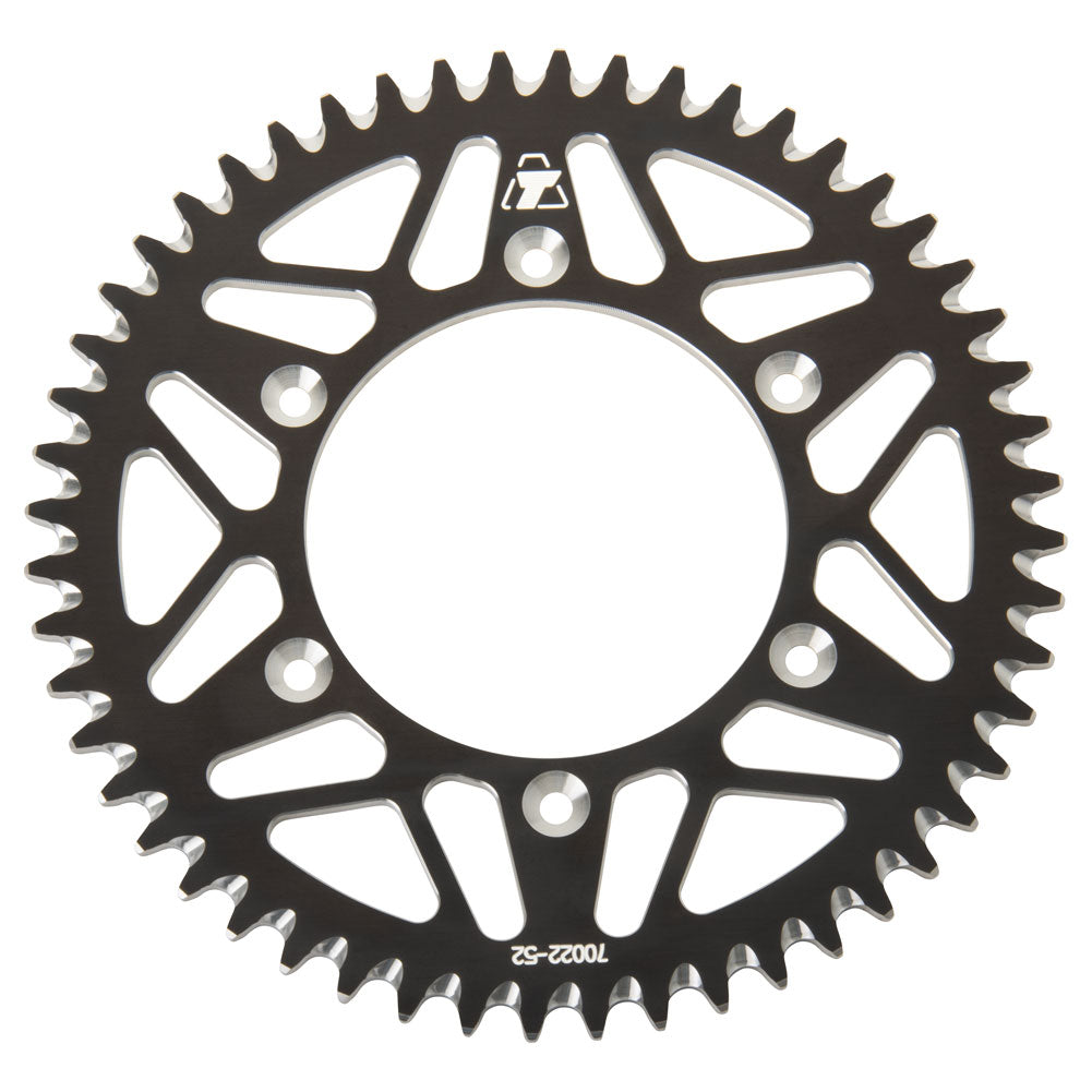 Tusk Rear Aluminum Sprocket 52 Tooth Black